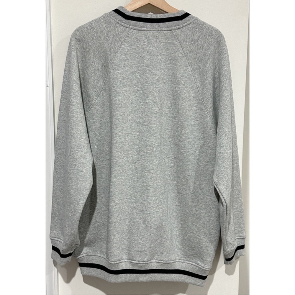 GAP Letterman's V Neck Button Down Sweatshirt - Picture 4 of 7